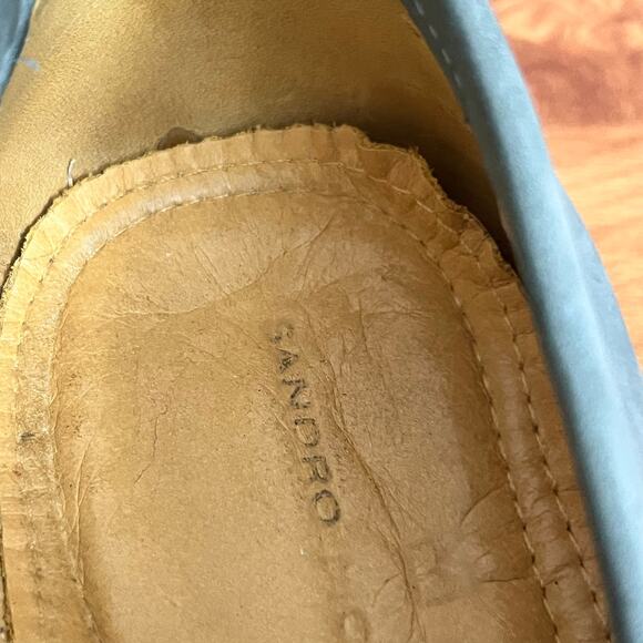 Sandro Moscoloni Fred Leather Penny Slip On Loafers Men Size 10.5 D - Picture 8 of 10